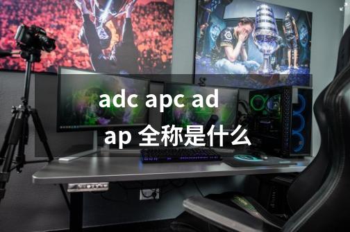 adc apc ad ap 全称是什么-第1张-游戏资讯-智辉网络