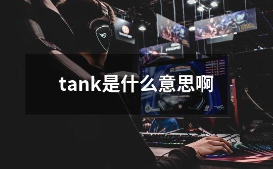 tank是什么意思啊-第1张-游戏资讯-智辉网络