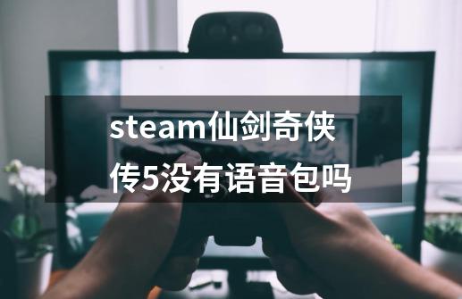 steam仙剑奇侠传5没有语音包吗-第1张-游戏资讯-智辉网络