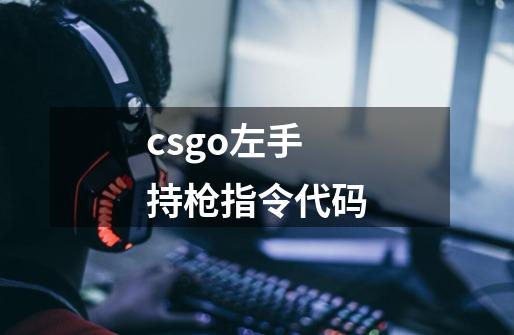 csgo左手持枪指令代码-第1张-游戏资讯-智辉网络