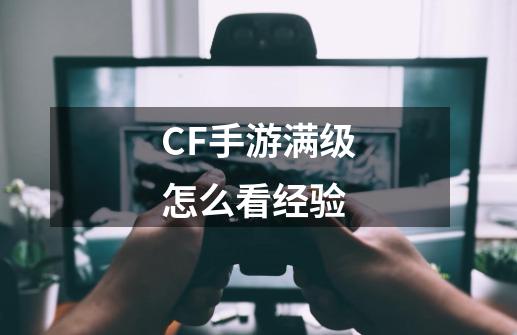 CF手游满级怎么看经验-第1张-游戏资讯-智辉网络