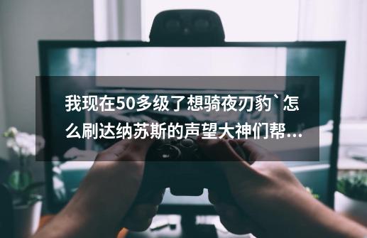 我现在50多级了想骑夜刃豹`怎么刷达纳苏斯的声望大神们帮帮忙-第1张-游戏资讯-智辉网络