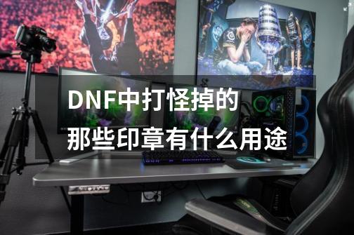 DNF中打怪掉的 那些印章有什么用途-第1张-游戏资讯-智辉网络