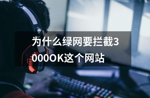 为什么绿网要拦截3000OK这个网站-第1张-游戏资讯-智辉网络