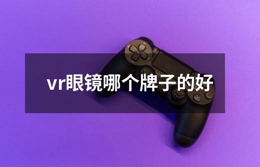 vr眼镜哪个牌子的好-第1张-游戏资讯-智辉网络