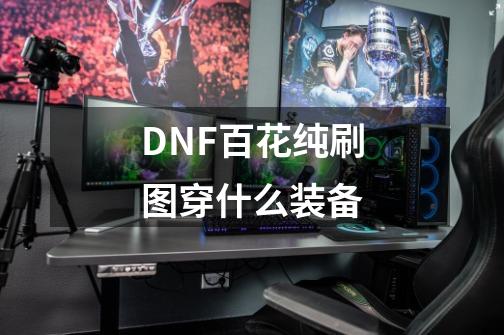 DNF百花纯刷图穿什么装备-第1张-游戏资讯-智辉网络