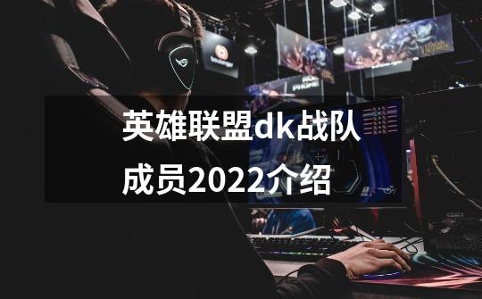 英雄联盟dk战队成员2022介绍-第1张-游戏资讯-智辉网络