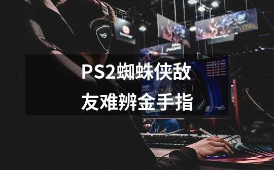 PS2蜘蛛侠敌友难辨金手指-第1张-游戏资讯-智辉网络