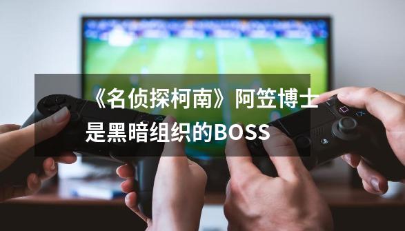 《名侦探柯南》阿笠博士是黑暗组织的BOSS-第1张-游戏资讯-智辉网络