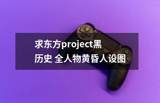 求东方project黑历史 全人物黄昏人设图-第1张-游戏资讯-智辉网络