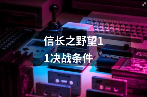 信长之野望11决战条件-第1张-游戏资讯-智辉网络