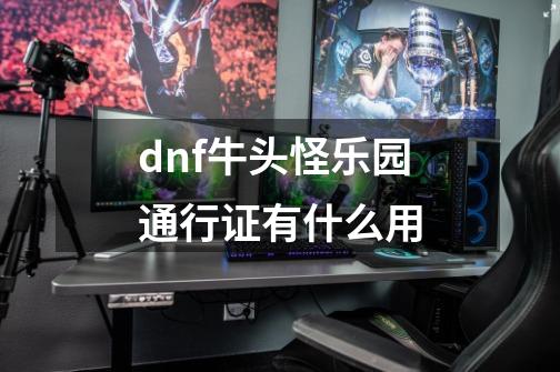 dnf牛头怪乐园通行证有什么用-第1张-游戏资讯-智辉网络