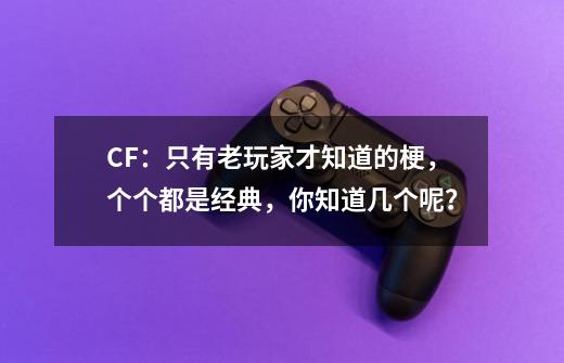 CF：只有老玩家才知道的梗，个个都是经典，你知道几个呢？-第1张-游戏资讯-智辉网络