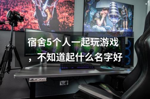 宿舍5个人一起玩游戏，不知道起什么名字好-第1张-游戏资讯-智辉网络