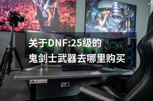 关于DNF:25级的鬼剑士武器去哪里购买-第1张-游戏资讯-智辉网络