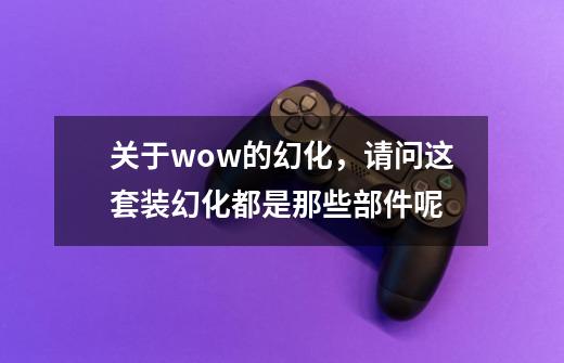 关于wow的幻化，请问这套装幻化都是那些部件呢-第1张-游戏资讯-智辉网络