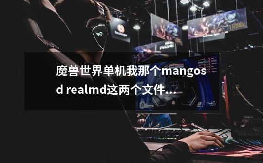 魔兽世界单机我那个mangosd realmd这两个文件打开会自动关闭怎么办-第1张-游戏资讯-智辉网络