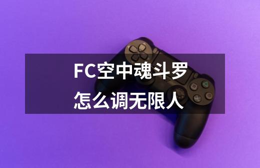 FC空中魂斗罗怎么调无限人-第1张-游戏资讯-智辉网络