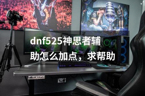 dnf5.25神思者辅助怎么加点，求帮助-第1张-游戏资讯-智辉网络