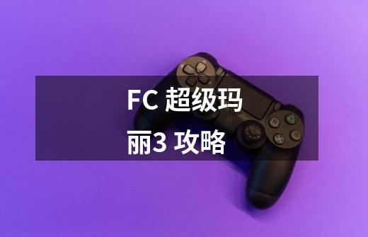 FC 超级玛丽3 攻略-第1张-游戏资讯-智辉网络