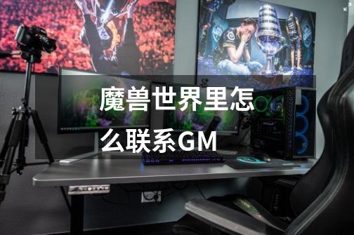 魔兽世界里怎么联系GM-第1张-游戏资讯-智辉网络