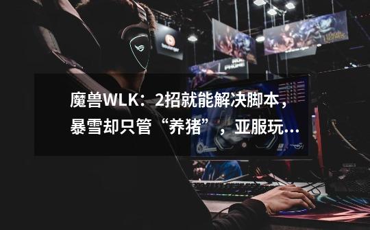 魔兽WLK：2招就能解决脚本，暴雪却只管“养猪”，亚服玩家后悔了-第1张-游戏资讯-智辉网络