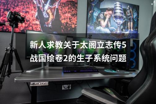 新人求教关于太阁立志传5战国绘卷2的生子系统问题-第1张-游戏资讯-智辉网络