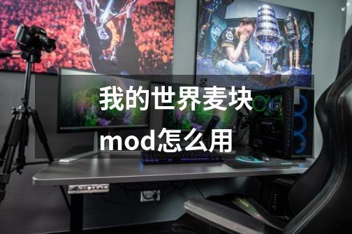 我的世界麦块mod怎么用-第1张-游戏资讯-智辉网络