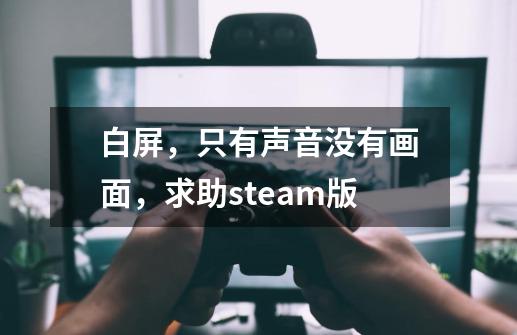 白屏，只有声音没有画面，求助.steam版-第1张-游戏资讯-智辉网络