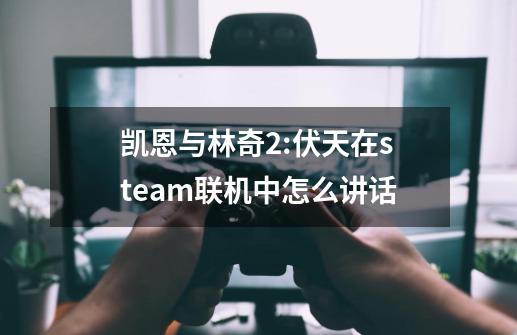 凯恩与林奇2:伏天在steam联机中怎么讲话-第1张-游戏资讯-智辉网络