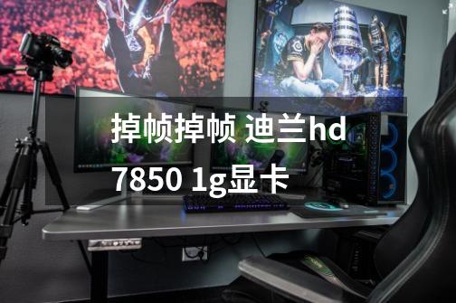 掉帧掉帧 迪兰hd7850 1g显卡-第1张-游戏资讯-智辉网络