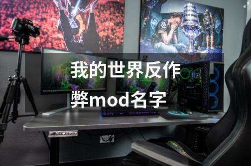 我的世界反作弊mod名字-第1张-游戏资讯-智辉网络