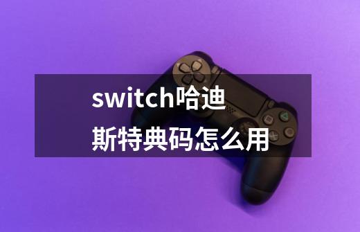 switch哈迪斯特典码怎么用-第1张-游戏资讯-智辉网络