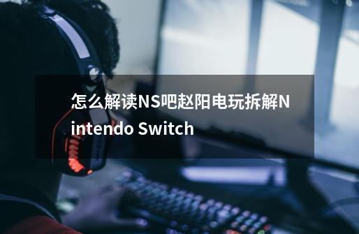 怎么解读NS吧赵阳电玩拆解Nintendo Switch-第1张-游戏资讯-智辉网络