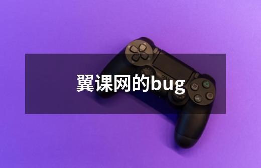 翼课网的bug-第1张-游戏资讯-智辉网络