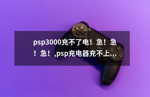 psp3000充不了电！急！急！急！,psp充电器充不上电-第1张-游戏资讯-智辉网络