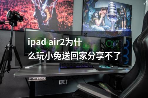 ipad air2为什么玩小兔送回家分享不了-第1张-游戏资讯-智辉网络