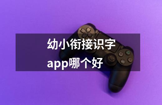 幼小衔接识字app哪个好-第1张-游戏资讯-智辉网络