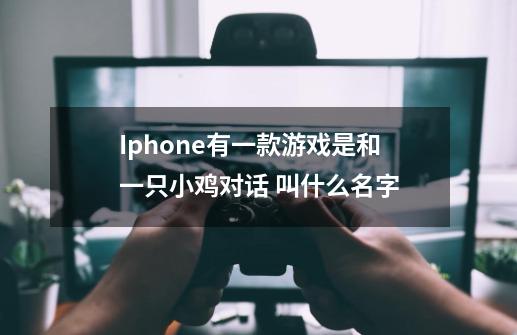 Iphone有一款游戏是和一只小鸡对话 叫什么名字-第1张-游戏资讯-智辉网络