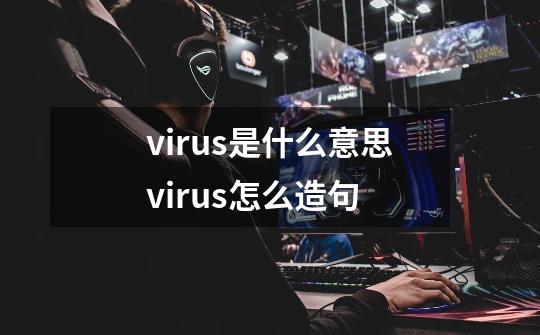 virus是什么意思virus怎么造句-第1张-游戏资讯-智辉网络