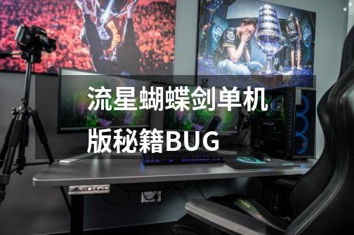 流星蝴蝶剑单机版秘籍BUG-第1张-游戏资讯-智辉网络