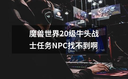 魔兽世界20级牛头战士任务NPC找不到啊-第1张-游戏资讯-智辉网络