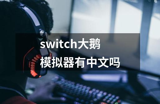 switch大鹅模拟器有中文吗-第1张-游戏资讯-智辉网络