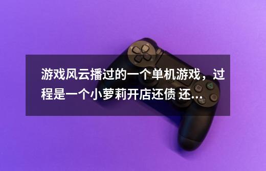 游戏风云播过的一个单机游戏，过程是一个小萝莉开店还债 还可以雇勇者下副本的 叫什么名字-第1张-游戏资讯-智辉网络