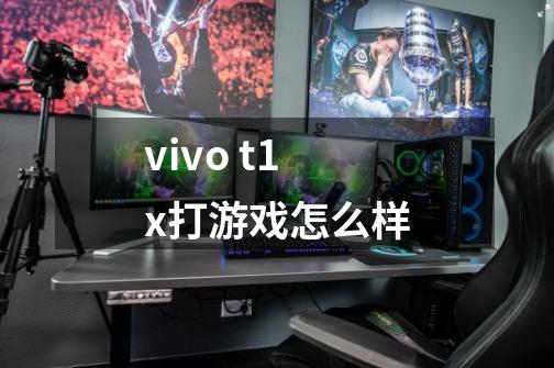 vivo t1x打游戏怎么样-第1张-游戏资讯-智辉网络