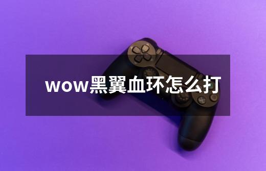 wow黑翼血环怎么打-第1张-游戏资讯-智辉网络