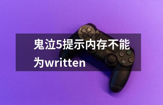 鬼泣5提示内存不能为written-第1张-游戏资讯-智辉网络