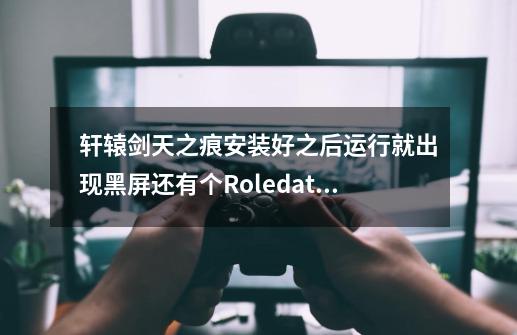 轩辕剑天之痕安装好之后运行就出现黑屏还有个Roledatabase init failed-第1张-游戏资讯-智辉网络