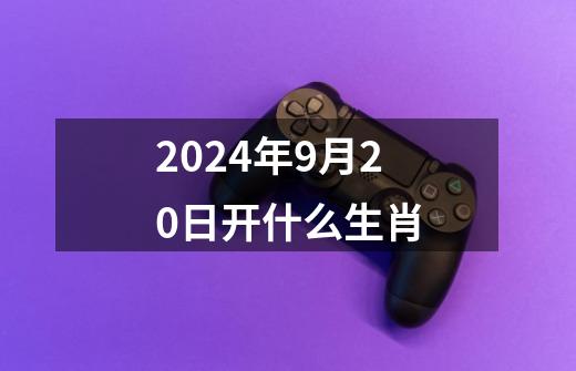 2024年9月20日开什么生肖-第1张-游戏资讯-智辉网络