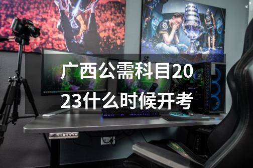 广西公需科目2023什么时候开考-第1张-游戏资讯-智辉网络